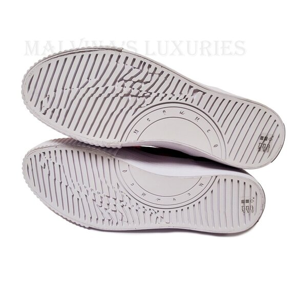 McQ ALEXANDER McQUEEN SNEAKERS SWALLOW LOW TOP RED / BLACK SHOES $235  IT 39 / 9 - Picture 12 of 13